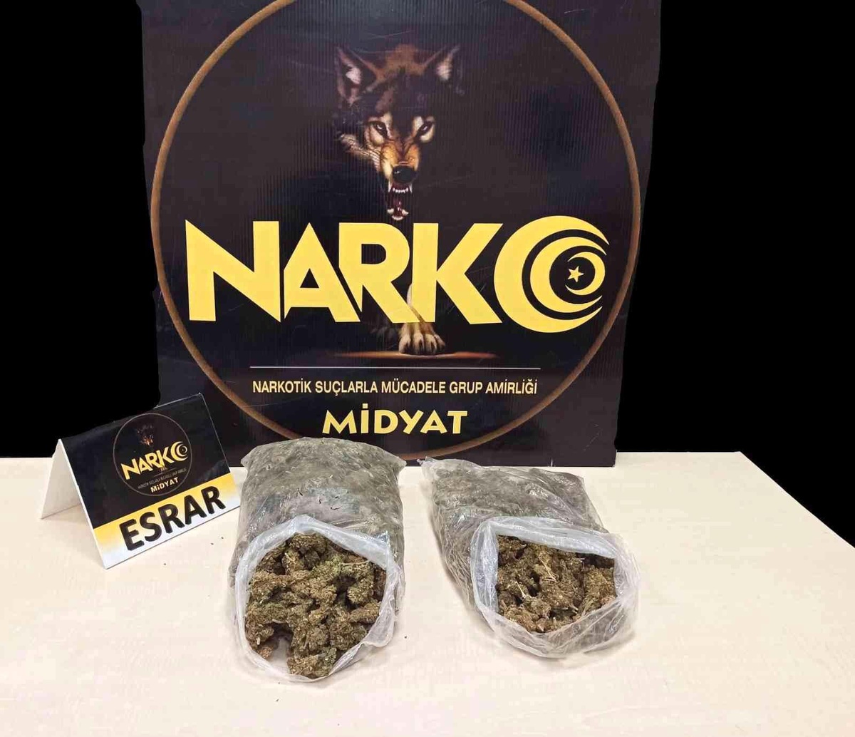 Midyat\'ta 1.5 kilogram esrar ele geçirildi