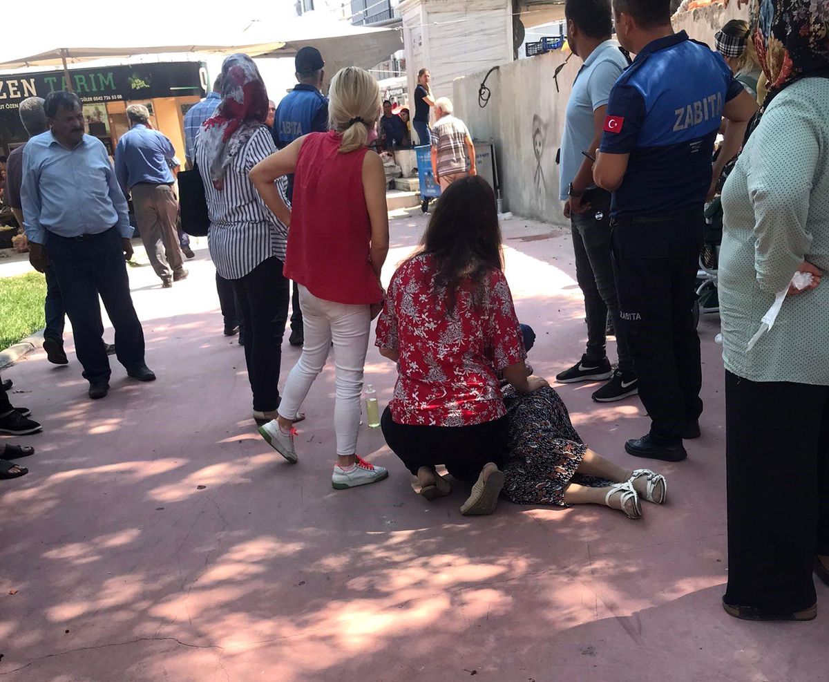 Önlem alınmayan duvardan düşen yaşlı kadın yaralandı