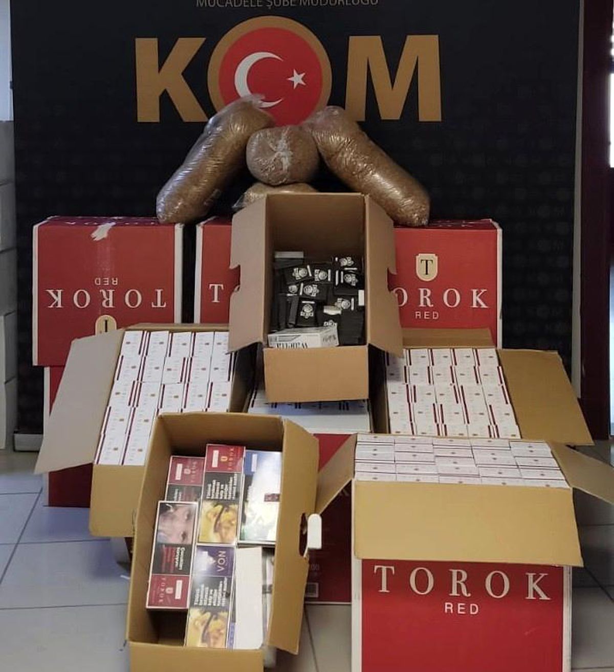 Sinop\'ta kaçak sigara operasyonu