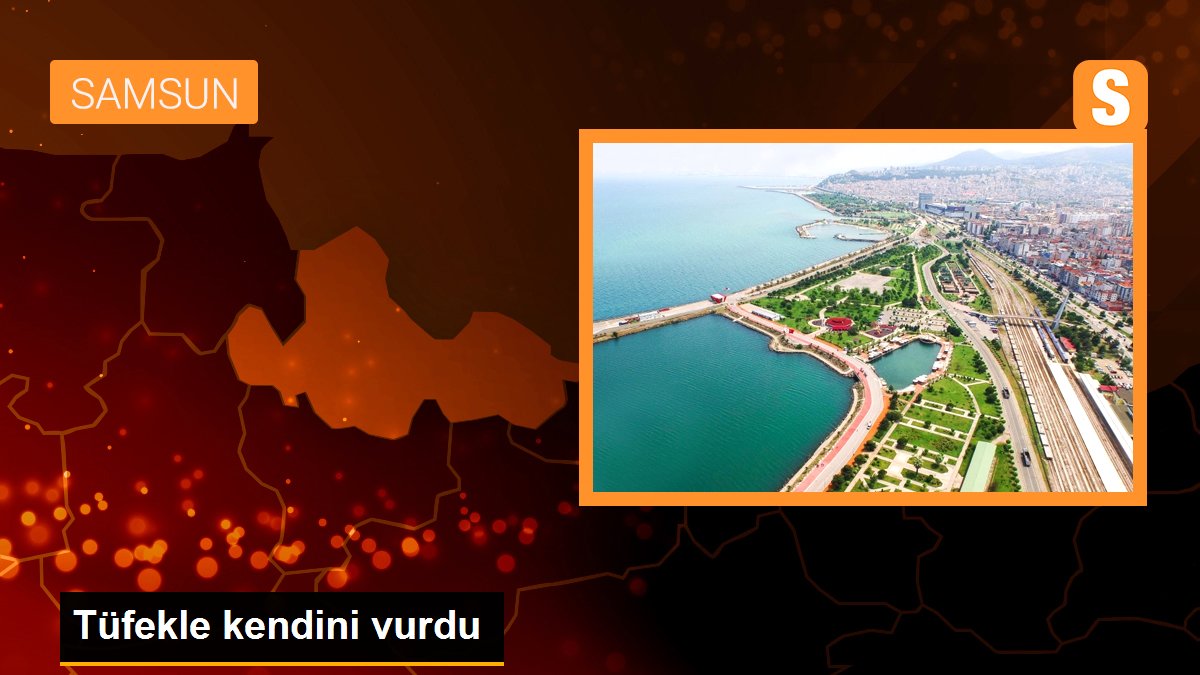 Tüfekle kendini vurdu