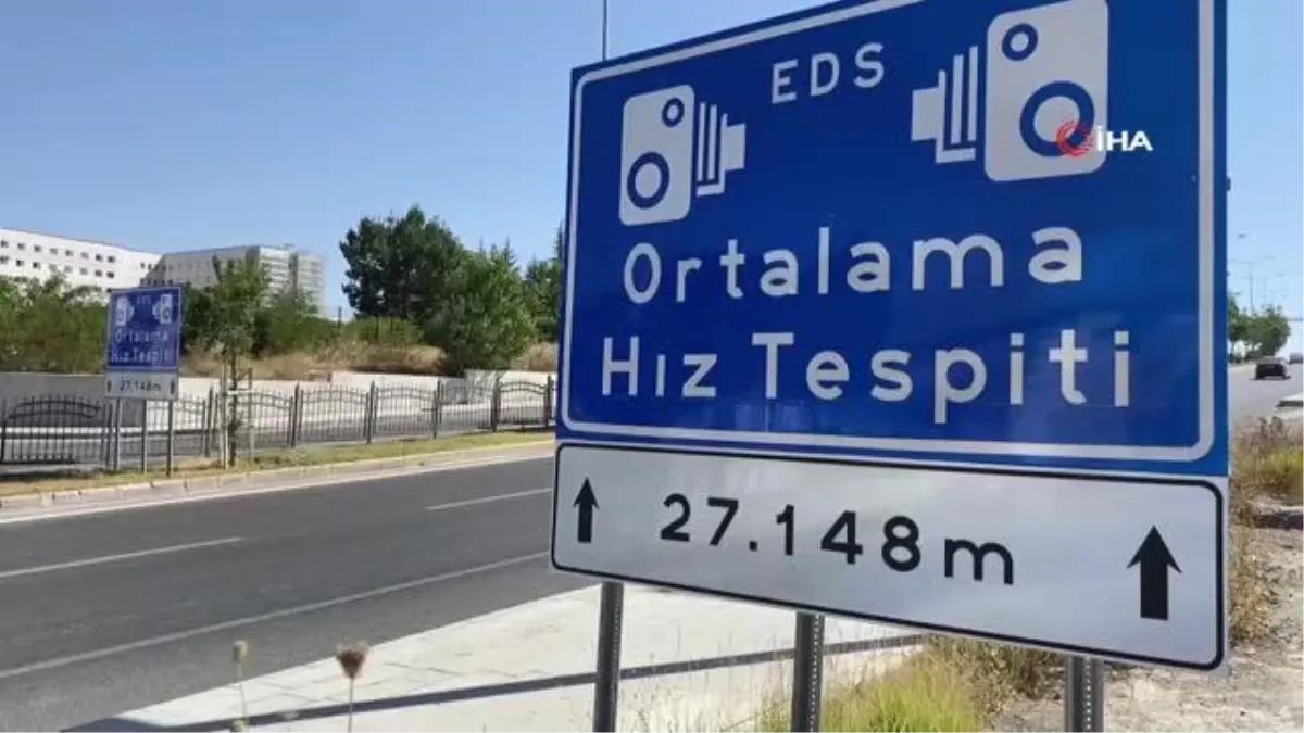 Yozgat-Sivas karayolunda "Ortalama hız ihlal tespit sistemi" devreye girdi