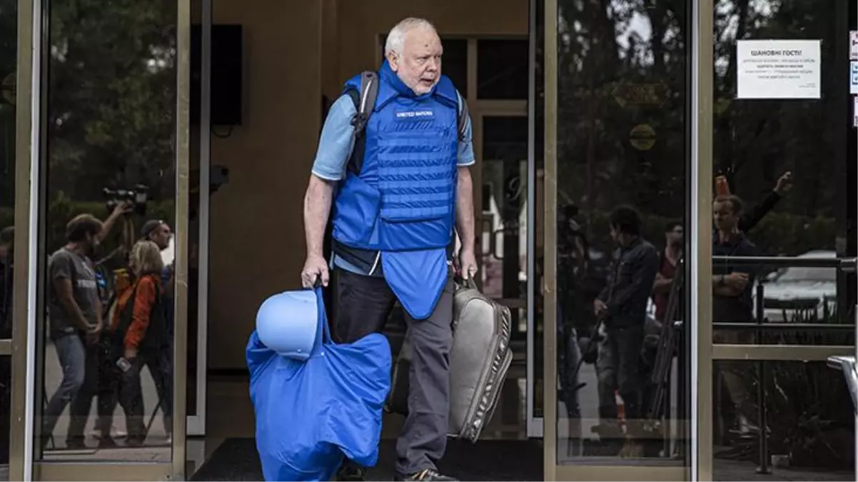 Ukrayna-Rusya savaşının ortasında kalan Zaporijya Nükleer Santrali\'ne ulaşan UAEA heyeti, sızıntı tehlikesini inceleyecek