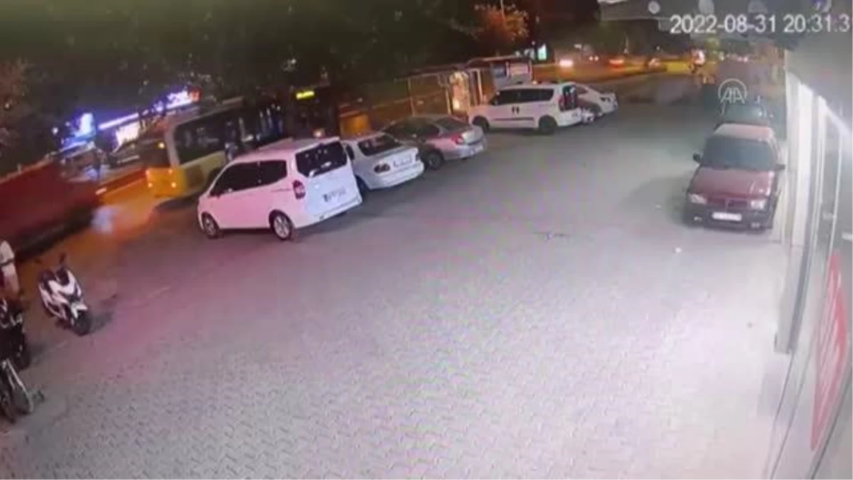 Aydın\'da 1 kişinin öldüğü trafik kazası güvenlik kamerasına yansıdı