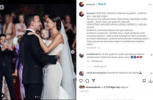 Demet Özdemir'e kayınvalideden duygusal mesaj! 'Torun' detayı dikkat çekti