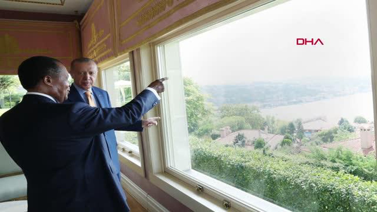 ERDOĞAN KONGO CUMHURİYETİ CUMHURBAŞKANIYLA GÖRÜŞTÜ