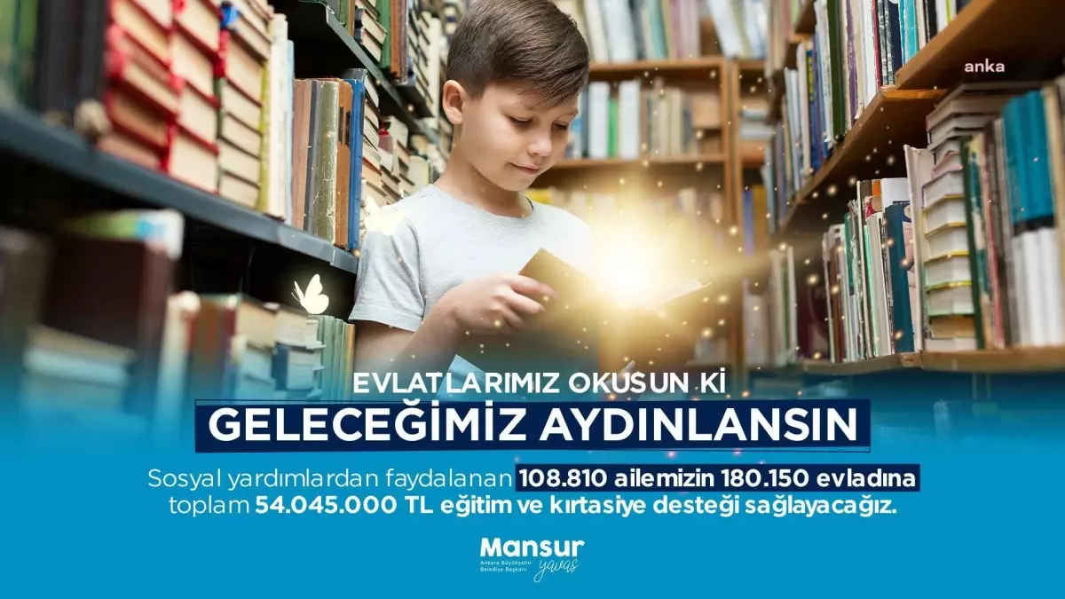 Mansur Yavaş, 180 Bin 150 Çocuğa Kırtasiye Desteği Yapacaklarını Açıkladı