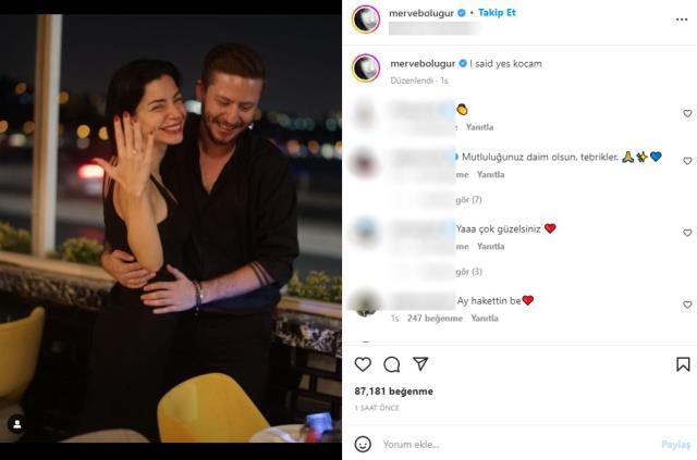Merve Boluğur, sevgilisi DJ Mert Aydın'dan evlilik teklifi aldı Merve Boluğur, sevgilisi DJ Mert Aydın'dan evlilik teklifi aldı