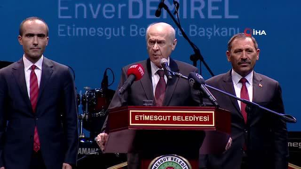 MHP Lideri Bahçeli, 24. Uluslararası Anadolu Günleri Kültür ve Sanat Festivali\'nde açıklamalarda bulundu