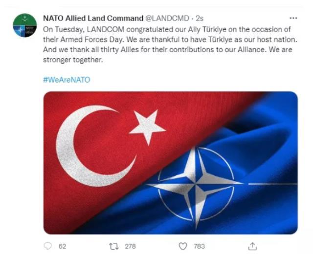 NATO'nun 30 Ağustos paylaşımını kaldırmasına MSB'den sert tepki: Kabul edilemez NATO'nun 30 Ağustos paylaşımını kaldırmasına MSB'den sert tepki: Kabul edilemez