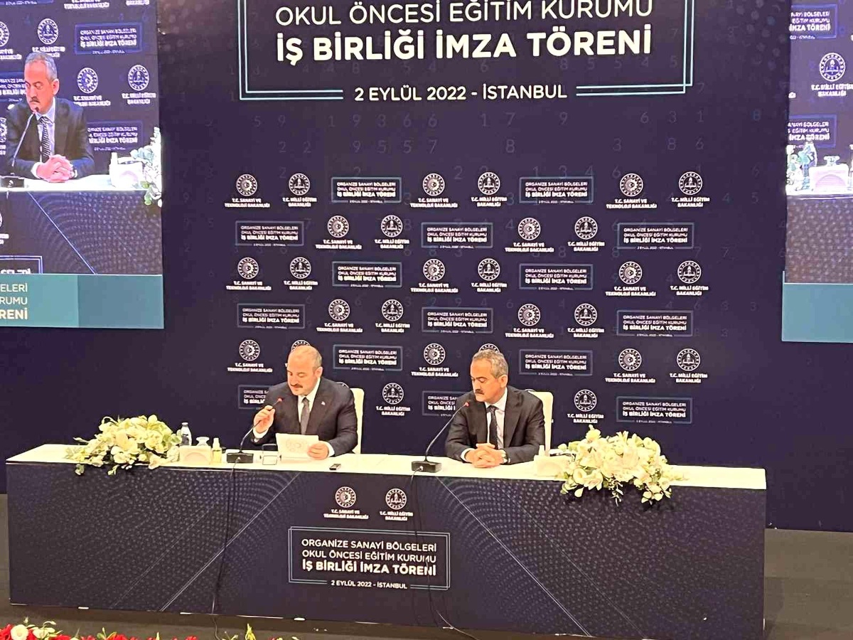 OSB\'lerde okul öncesi eğitim için işbirliği protokolü imzalandı