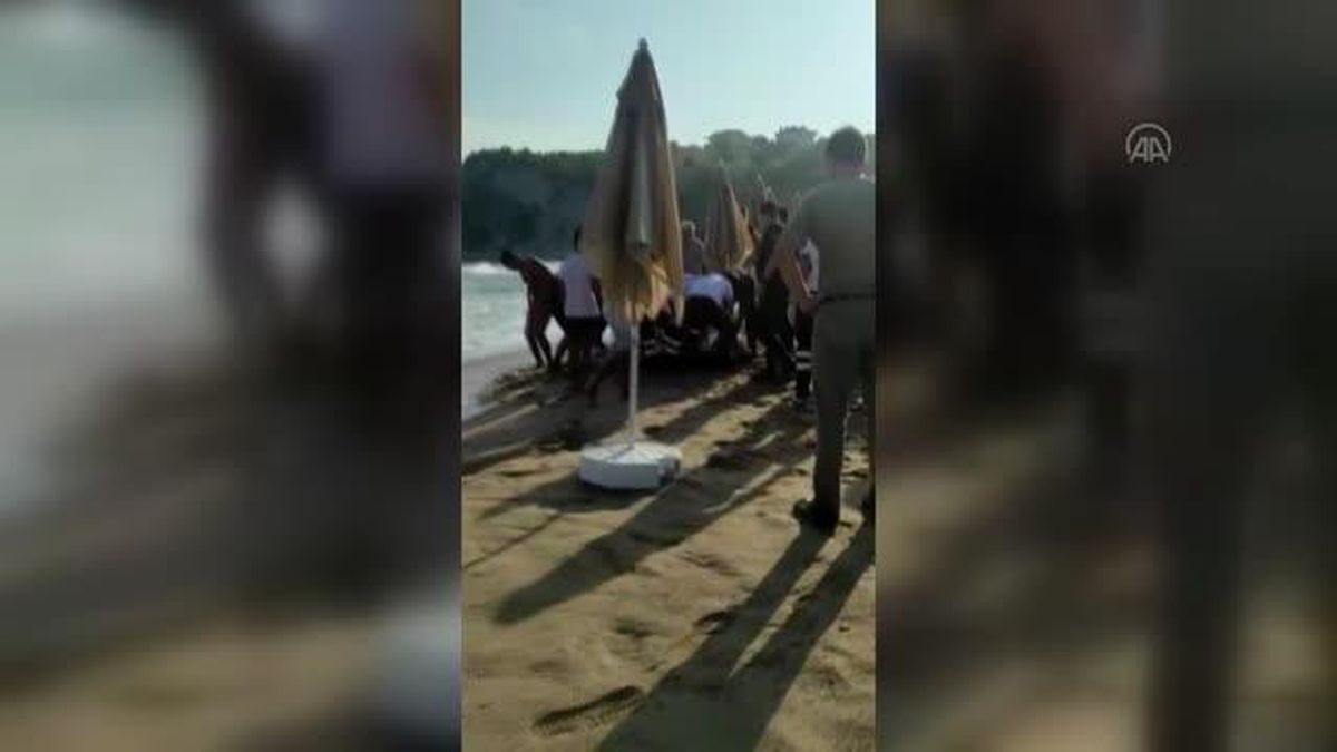 Şile\'de denize giren 2 kişiden biri boğuldu