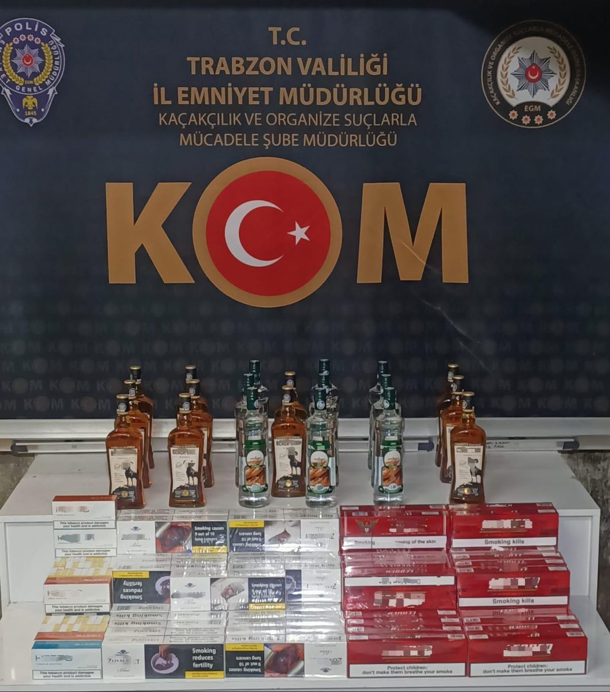 Trabzon\'da kaçakçılık operasyonunda 1 kişi yakalandı