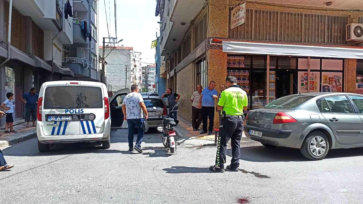 Yayaya çarpan elektrikli bisikletli çocuk yaralandı