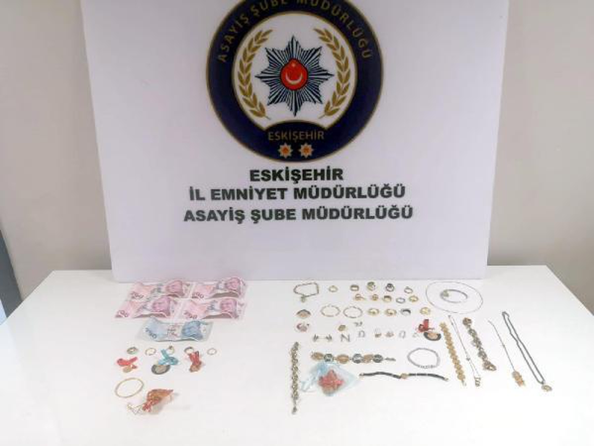 Eskişehir\'de ziynet eşyası hırsızlığı şüphelisi 2 kişi yakalandı
