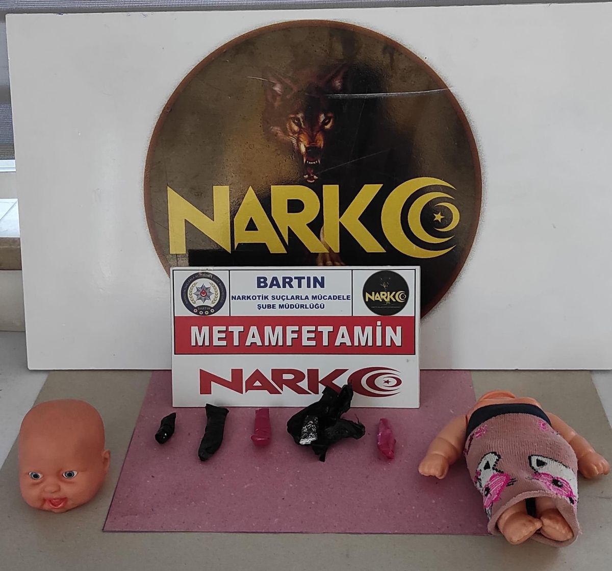 Bartın\'da oyuncak bebek içine gizlenmiş uyuşturucu ele geçirildi