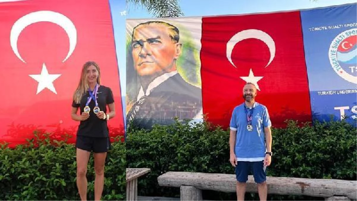 Ercümen\'den Türkiye rekoru, Rüstem Derin\'den 3 altın madalya