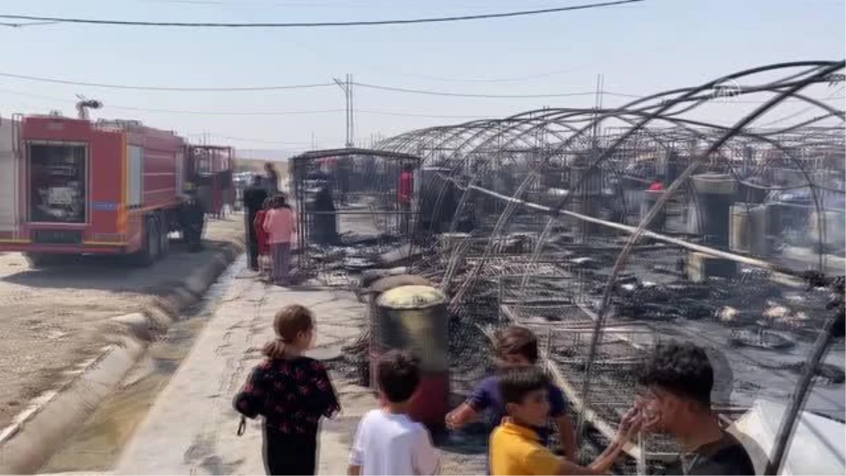 Zaho\'daki mülteci kampında yangın