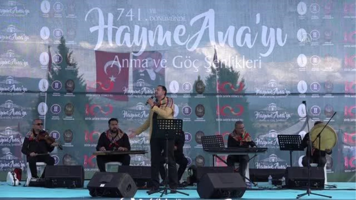 741. Hayme Ana\'yı Anma ve Göç Şenlikleri Kütahya\'da yapıldı