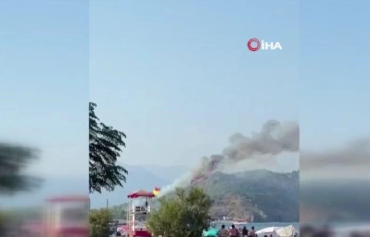 Antalya Adrasan\'da orman yangını
