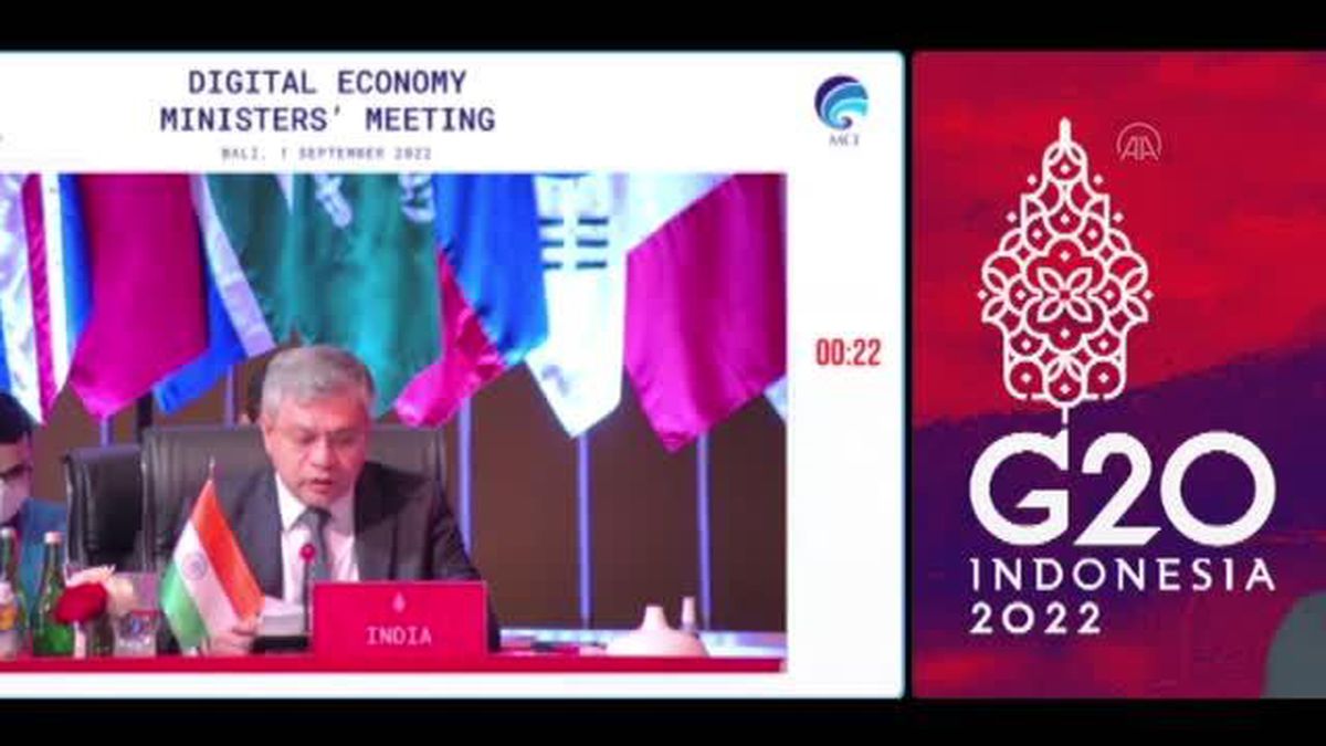 Bakan Varank, G20 Dijital Ekonomi Bakanları Toplantısı'nda Türkiye'yi temsil etti Açıklaması