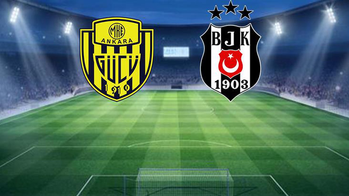 MKE Ankaragücü-Beşiktaş maçında ilk 11\'ler belli oldu