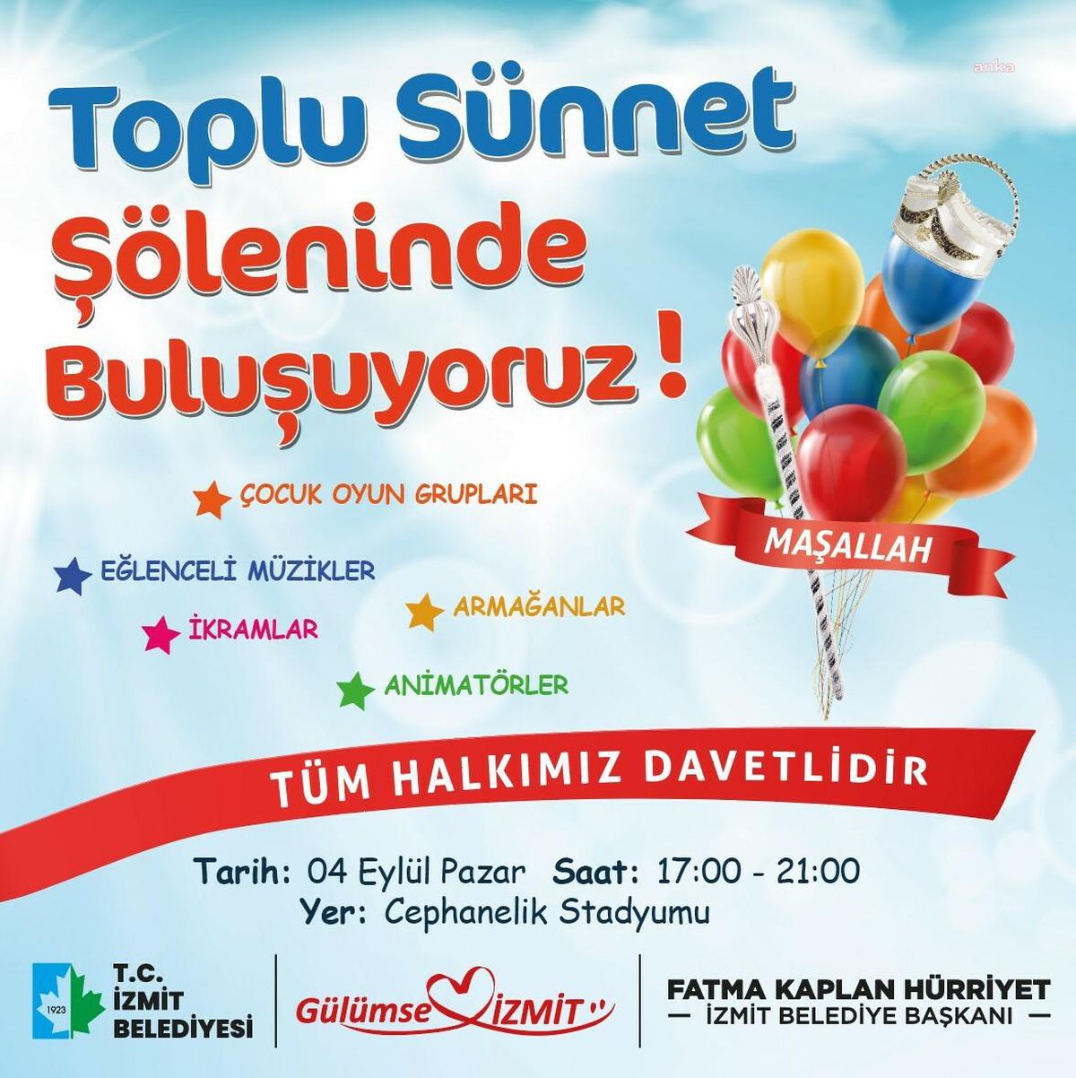 İzmit\'te Toplu Sünnet Etkinliği Yapılacak