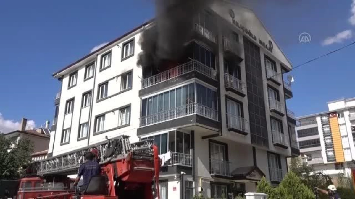 Kırıkkale\'de evde çıkan yangın hasara neden oldu