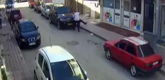 Silahla vurduğu husumetlisinin başında sigara içmiş
