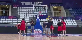 A Milli Basketbol Takımı, Belçika maçı hazırlıklarını tamamladı