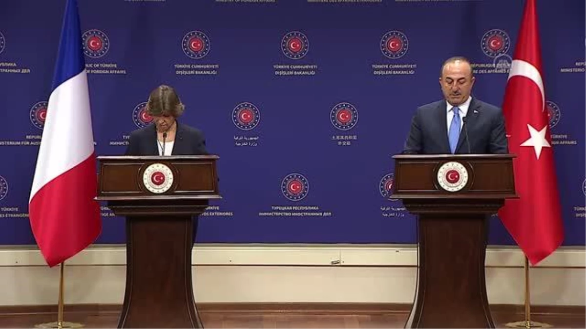 Çavuşoğlu: "Fransa\'nın PKK ve DHKP/C unsurlarına yönelik Fransa\'da aldığı tedbirler için teşekkür ediyoruz"