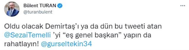 CHP'li vekilin 'HDP'ye bakanlık verebiliriz' sözlerine AK Parti'den sert yanıt: Oldu olacak Demirtaş'ı da eş genel başkan yapın