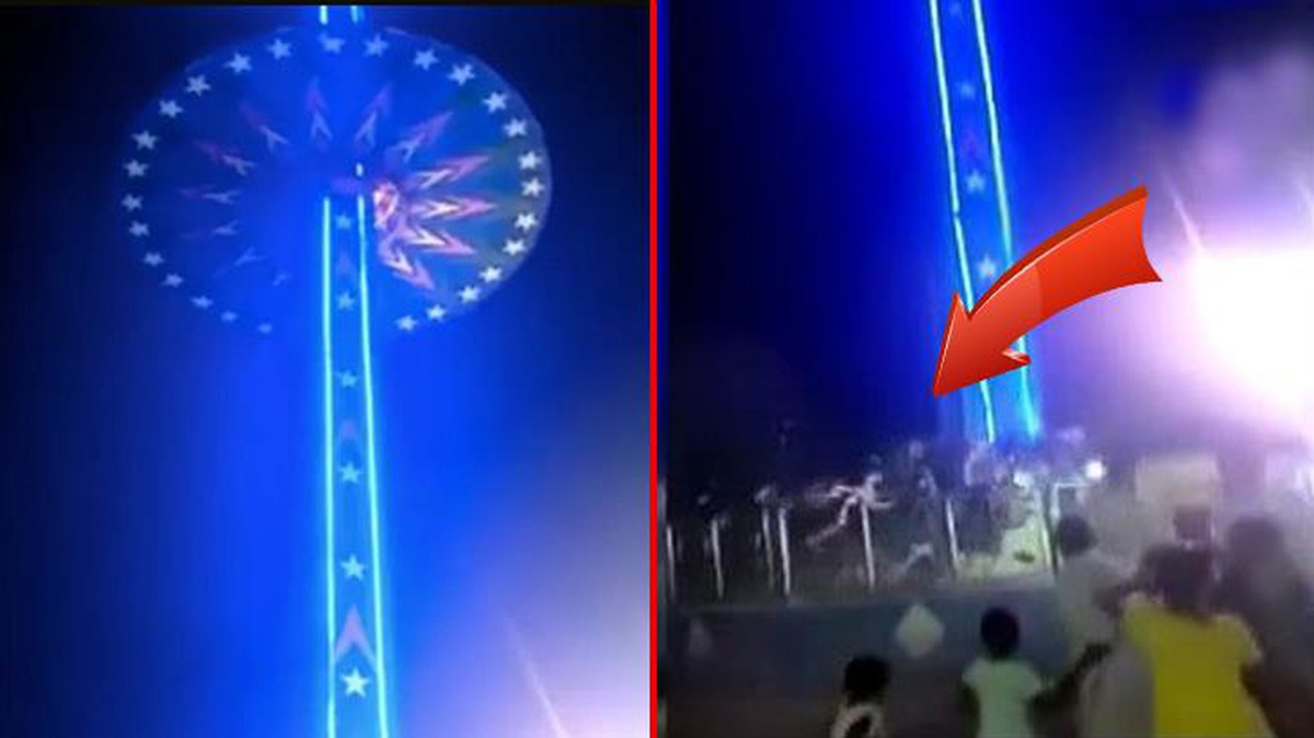 Hindistan\'da can pazarı! Lunaparkta dönen salıncak koptu, 13 kişi yaralandı