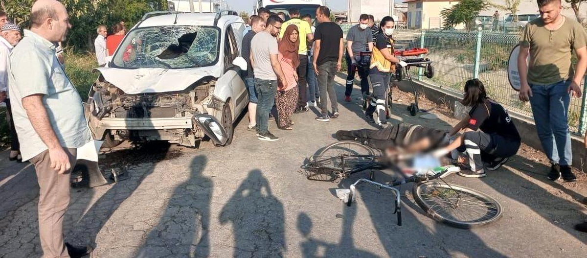 Manisa\'da kamyonetin çarptığı bisikletli öldü