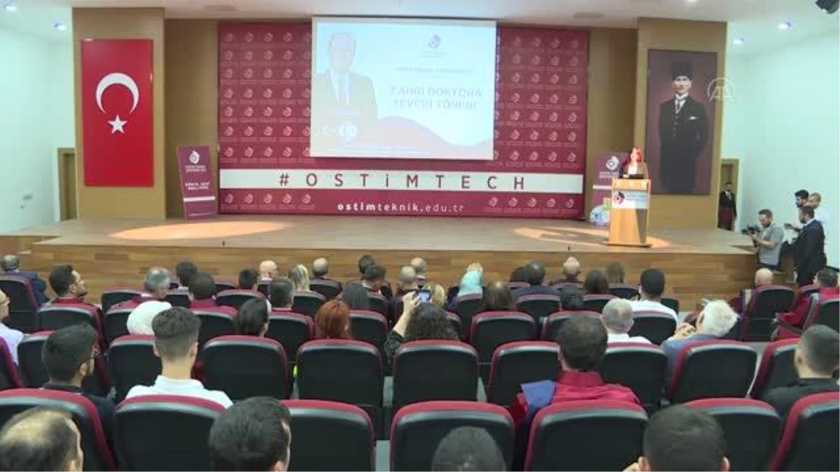 OSTİM Teknik Üniversitesinden, KKTC Cumhurbaşkanı Tatar\'a "fahri doktora" unvanı