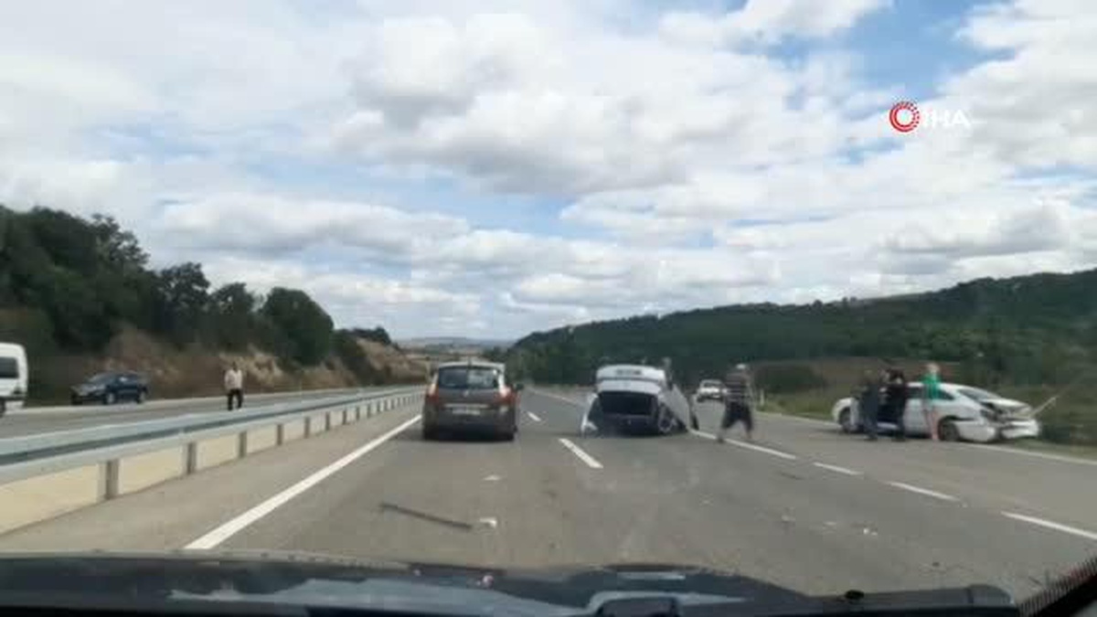 Tekirdağ\'da trafik kazası: 2 yaralı