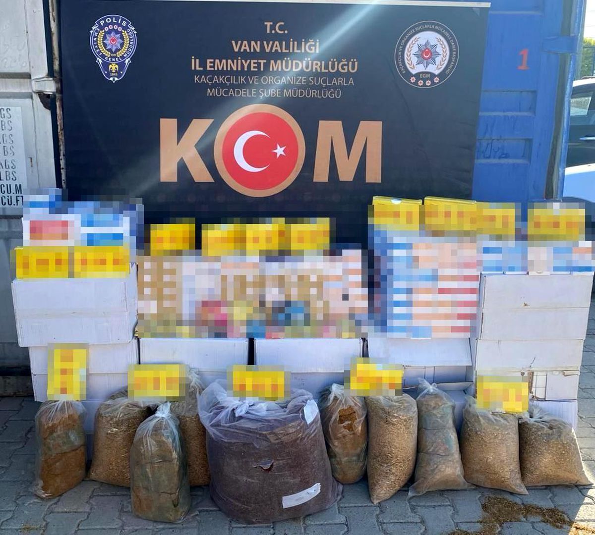 Van\'da gümrük kaçakçılığı operasyonu