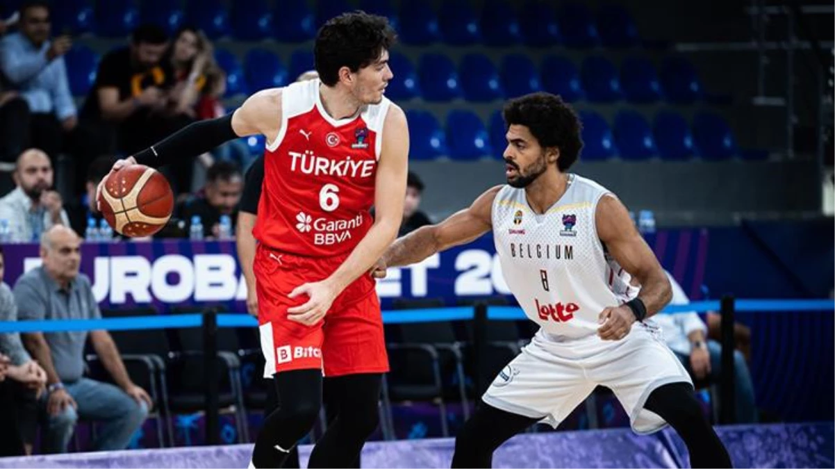 Avrupa Şampiyonası\'nda kritik zafer! A Milli Erkek Basketbol Takımı, Belçika\'yı devirdi