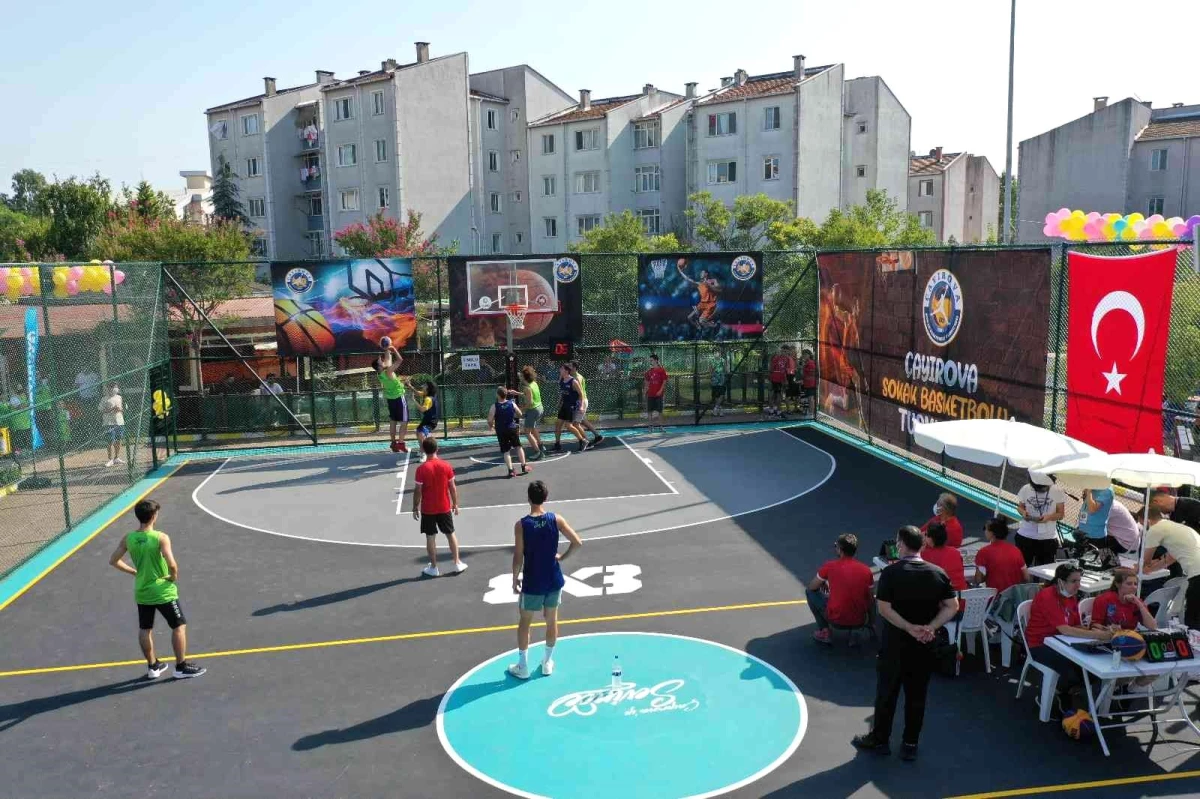 Çayırova\'da sokak basketbolu turnuvası