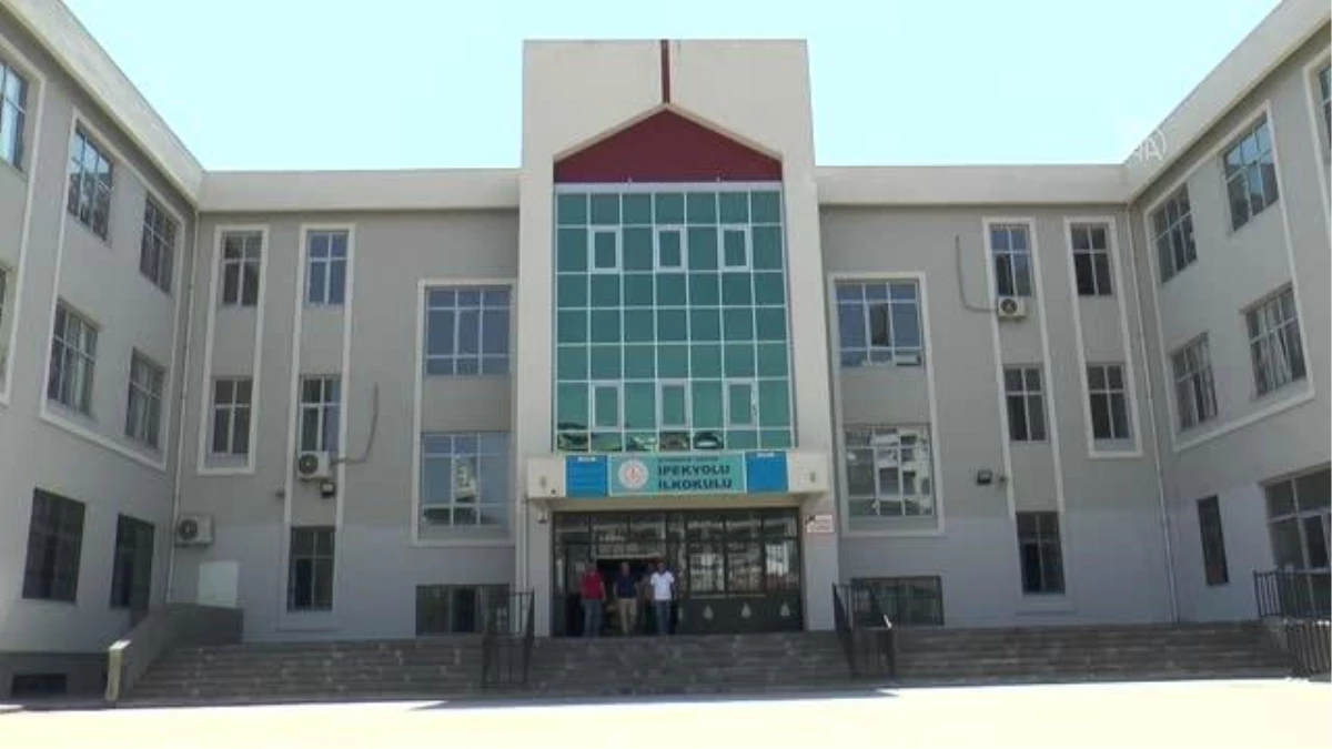 Diyarbakır\'da okulda yetiştirilen ayçiçeği tek kökte 65 baş verdi