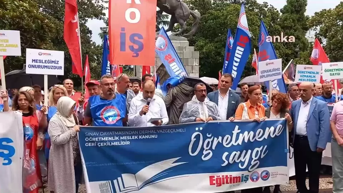 Eğitim-İş Mitingleri Samsun\'da. Kadem Özbay: "Bize Parmak Sallayan Vekillere \'Öğretmene Parmak Sallanmaz\' Sözünü Alanlarda Çınlatmak İçin Buradayız"