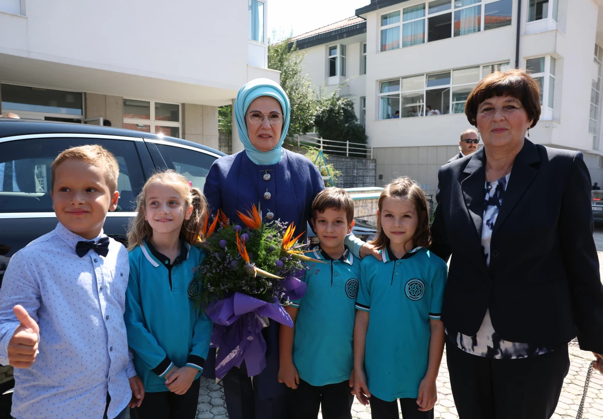 Emine Erdoğan, Saraybosna\'da özel gereksinimli çocuklarla bir araya geldi