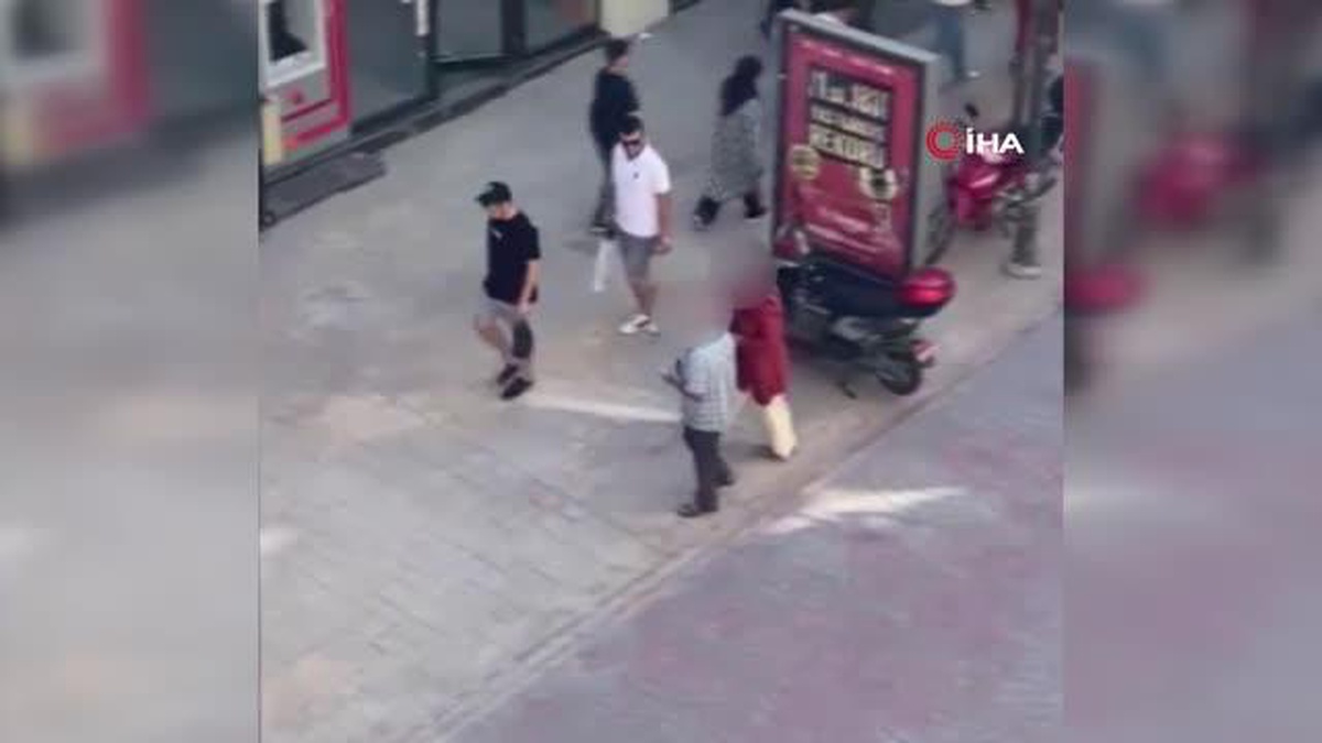 Kendisini takip ettiğini iddia ettiği yaşlı adama böyle tepki gösterdi