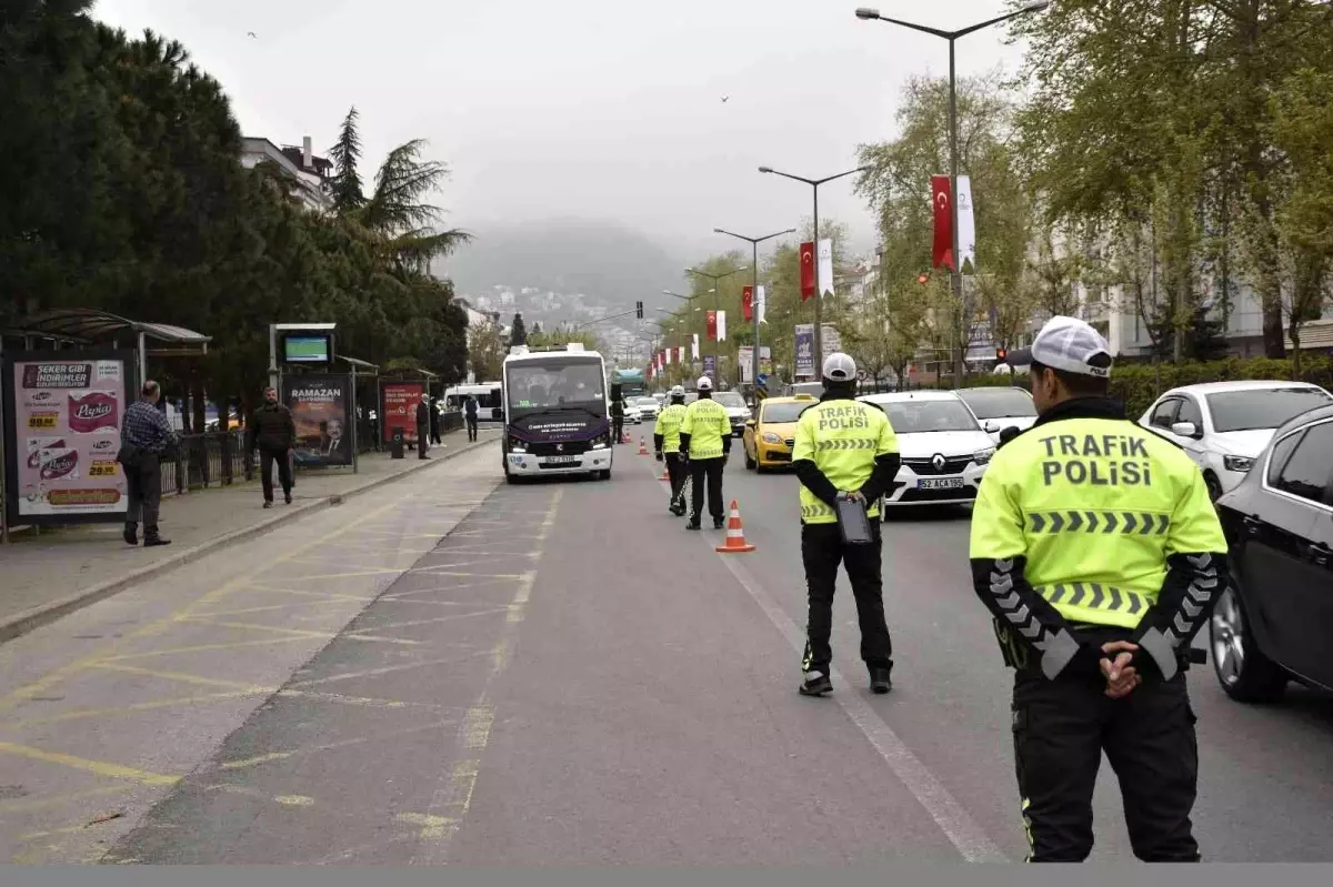 Ordu\'da bir haftada 10 binden fazla araç denetlendi