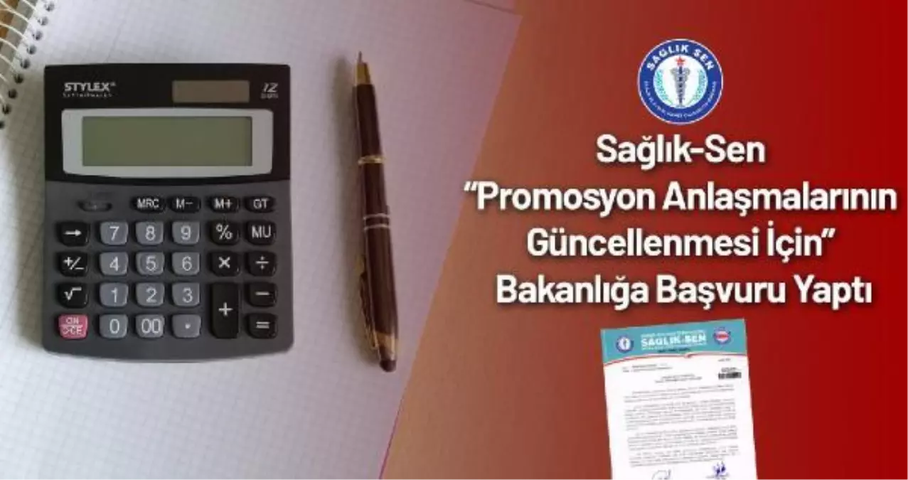 Sağlık-Sen\'den, \'promosyon anlaşmalarının güncellenmesi\' başvurusu