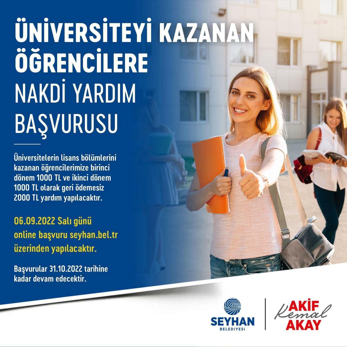 Seyhan\'da Eğitim Yardımı Başvuruları Başladı