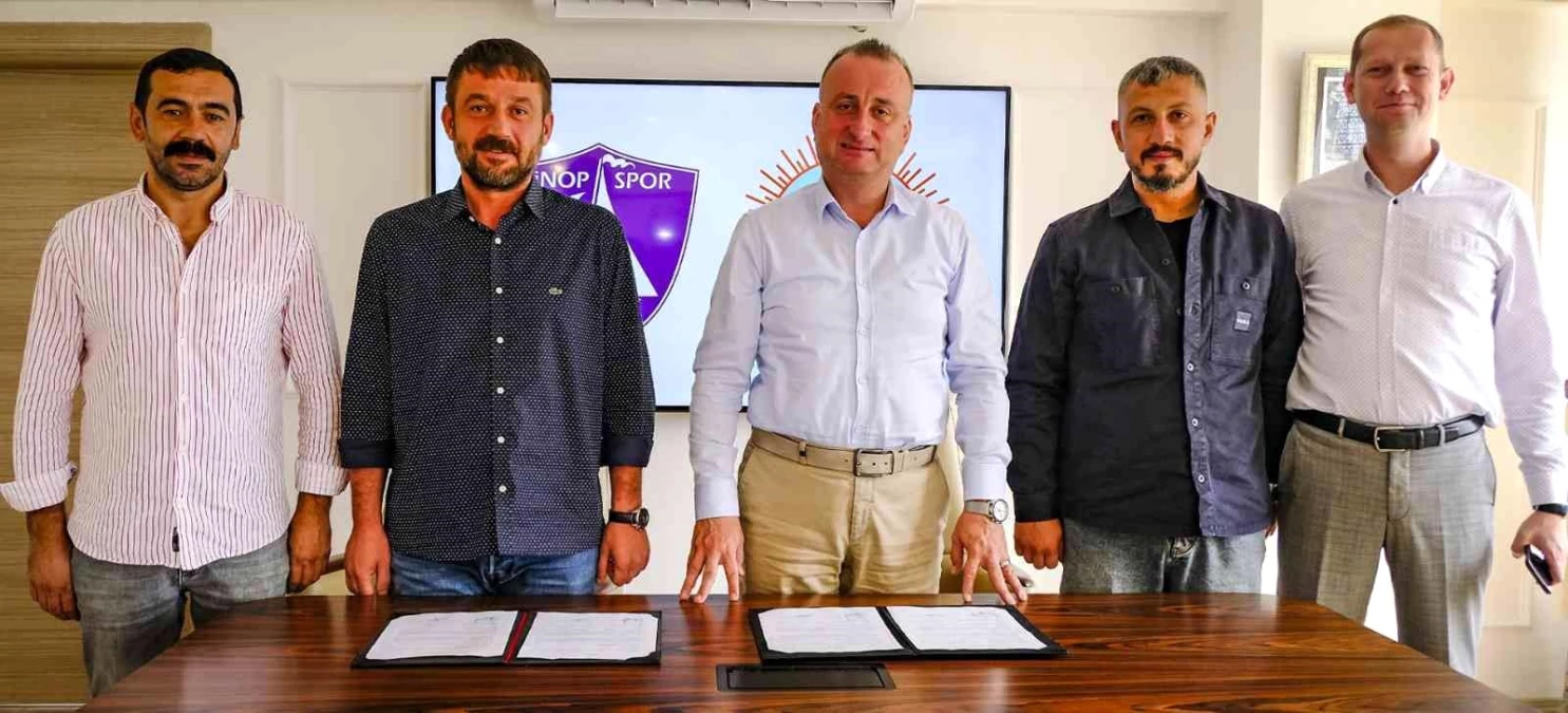 Sinop Belediyesi ve Sinopspor arasında protokol imzalandı
