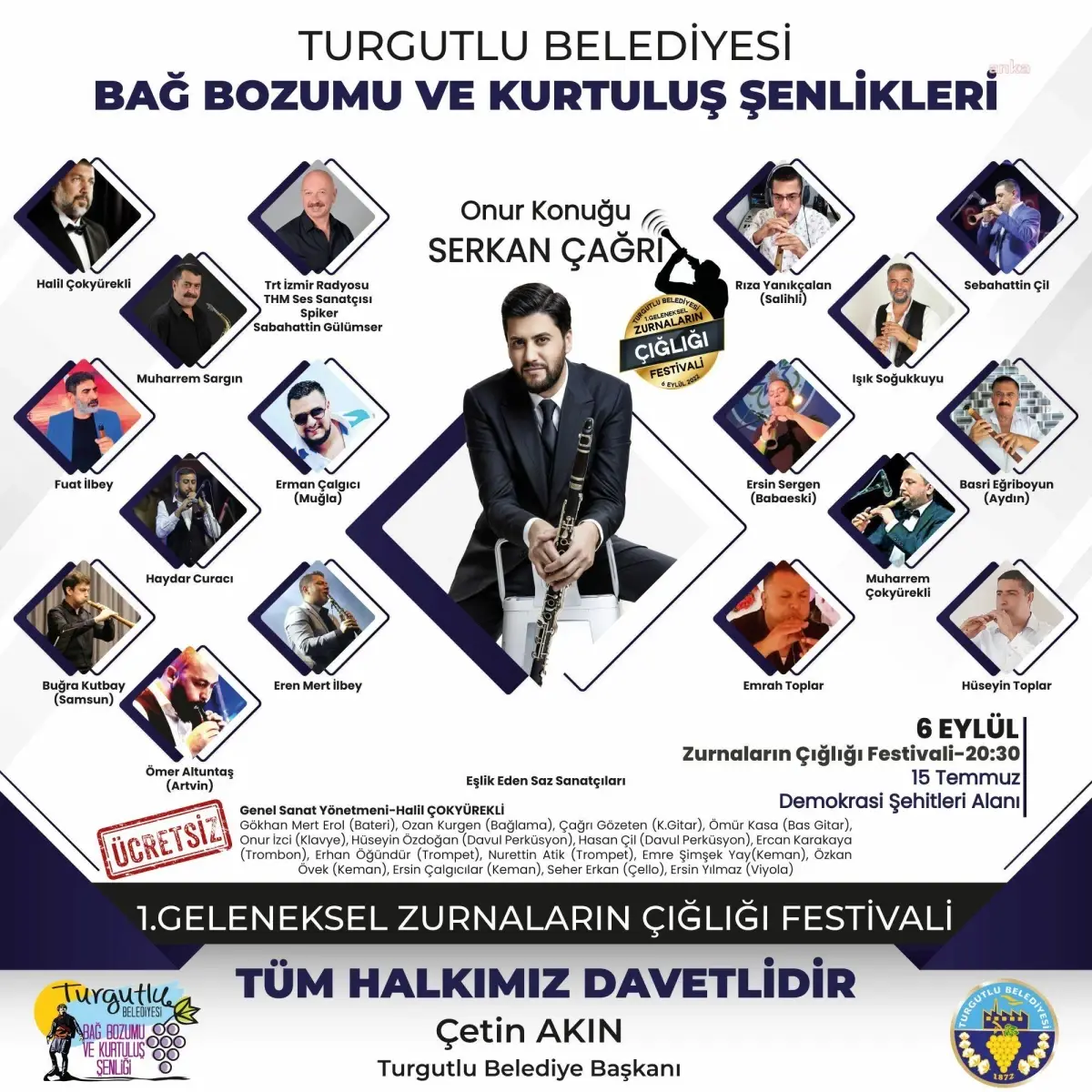 Turgutlu\'daki Şenlikler \'Zurnaların Çığlığı Festivali\' ile Devam Ediyor