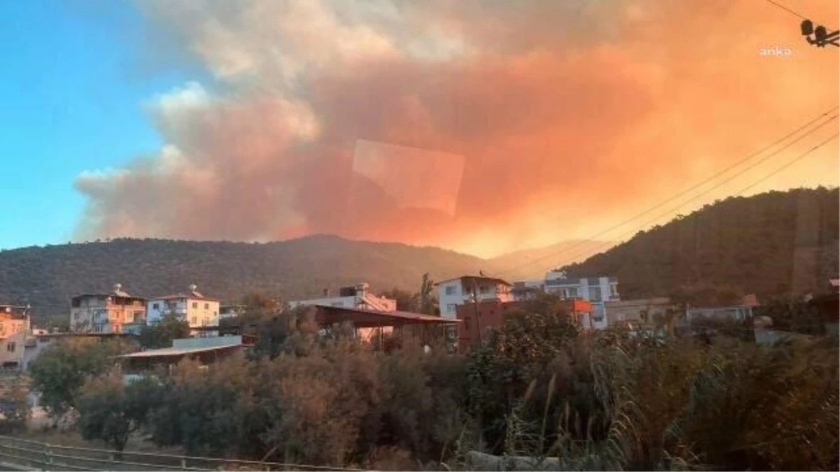 Tarım ve Orman Bakanlığı: "Mersin\'deki orman yangınına 11 uçak, 29 helikopterle müdahale ediliyor"