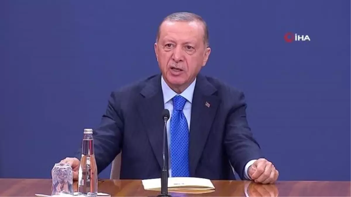 Cumhurbaşkanı Erdoğan, "Rusya ve Ukrayna arasında şu ana kadar hep denge politikası güttük. Batı\'nın takındığı tavrın doğru olmadığını söylemek...