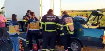 Emniyet şeridindeki kamyonete otomobille çarpan Hamdi öldü